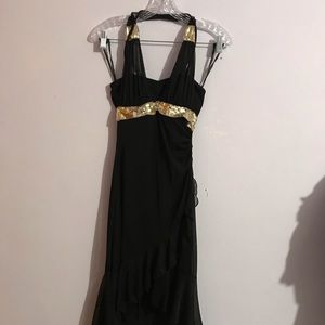 Dress by Taboo. Size S. Black with gold sequins.